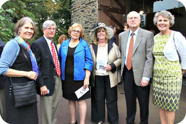 From left--Eileen Longacre, Stewart and Sidney Spahr, Deb and John Donaldson and Wyn Coghlan