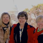 Deedee Heyward Barbara Geltosky and Jill Josselyn (POrtland GC)taken in Canon Office Building rotunda