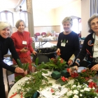 Greens Workshop: Pam, Michelle, Ann, Connie