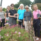 Gardeners enjoying a neighborhood garden
