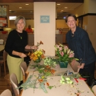 outreach betsy and michelle arranging