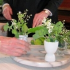 Egg Cup Arrangements